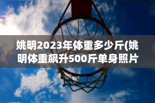 姚明2023年体重多少斤(姚明体重飙升500斤单身照片)