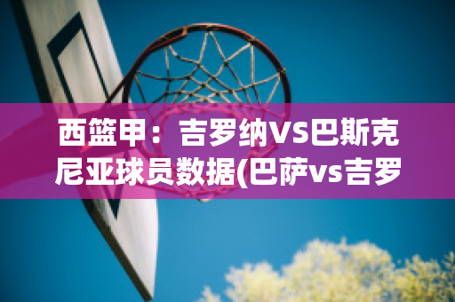 西篮甲：吉罗纳VS巴斯克尼亚球员数据(巴萨vs吉罗纳)