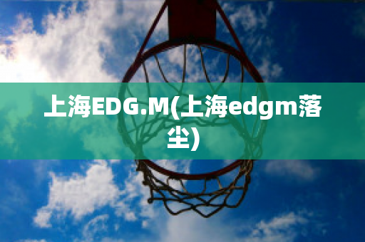 上海EDG.M(上海edgm落尘)