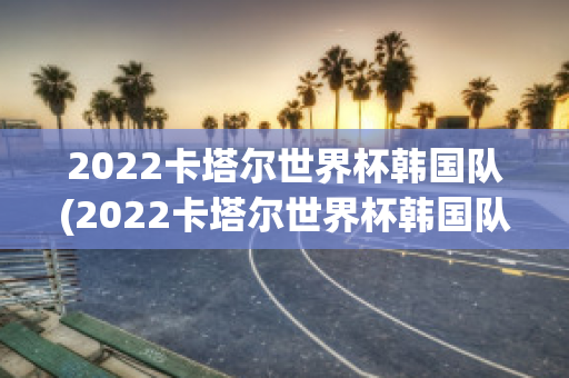 2022卡塔尔世界杯韩国队(2022卡塔尔世界杯韩国队小组赛)